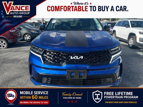Sapphire Blue 2023 Kia Sorento SX