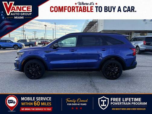Sapphire Blue 2023 Kia Sorento SX