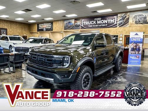 Green Metallic 2026 Ford Ranger Raptor
