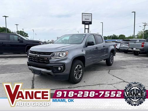 Satin Steel Metallic 2021 Chevrolet Colorado Z71