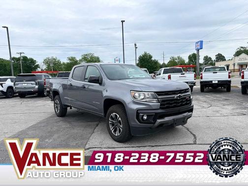 Satin Steel Metallic 2021 Chevrolet Colorado Z71