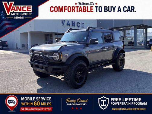 Carbonized Gray 2022 Ford Bronco Wildtrak