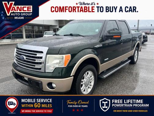 Green Gem Metallic 2013 Ford F-150 Lariat