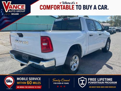 Bright White Clearcoat 2025 RAM 1500 Tradesman