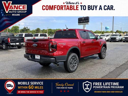 Ruby Red Metallic Tinted Clearcoat 2026 Ford Ranger XLT