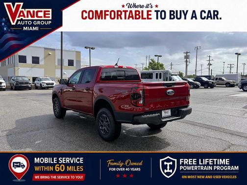 Ruby Red Metallic Tinted Clearcoat 2026 Ford Ranger XLT