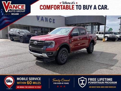 Ruby Red Metallic Tinted Clearcoat 2026 Ford Ranger XLT