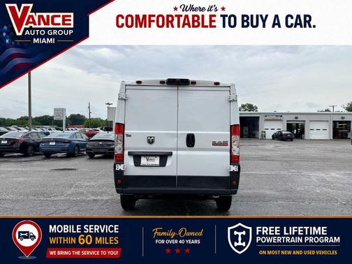Bright White Clearcoat 2021 RAM ProMaster 1500 Low Roof