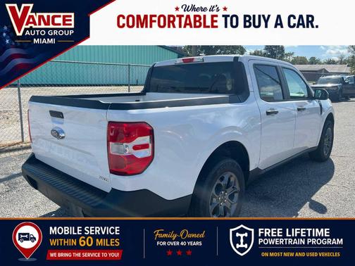 Oxford White 2023 Ford Maverick XLT