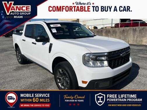 Oxford White 2023 Ford Maverick XLT