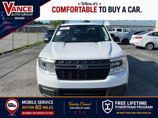 Oxford White 2023 Ford Maverick XLT
