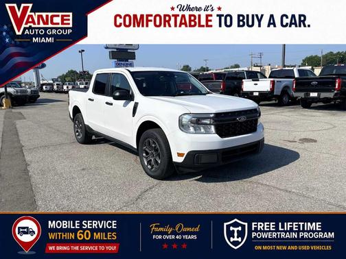 Oxford White 2023 Ford Maverick XLT