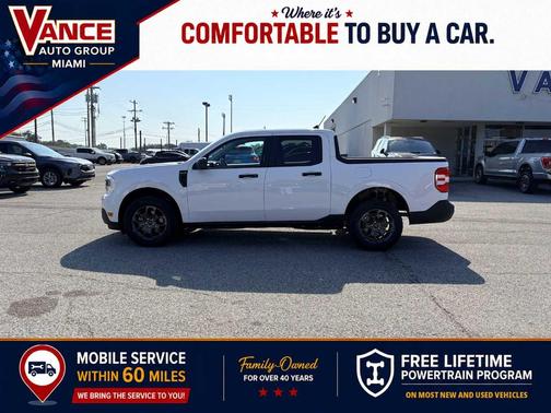 Oxford White 2023 Ford Maverick XLT