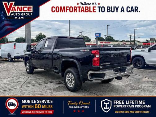Black 2025 Chevrolet Silverado 2500 LT