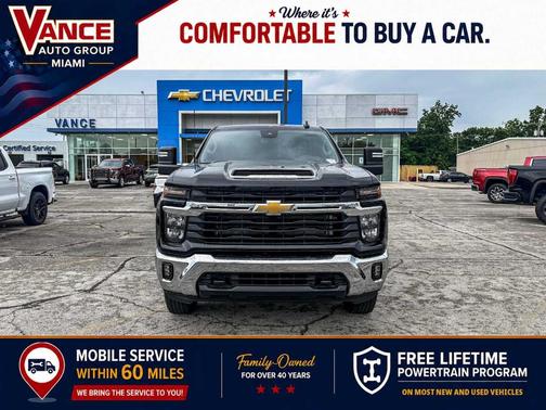 Black 2025 Chevrolet Silverado 2500 LT