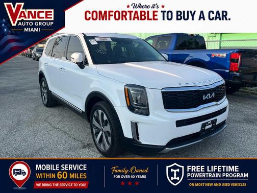 Glacial White Pearl 2022 Kia Telluride S