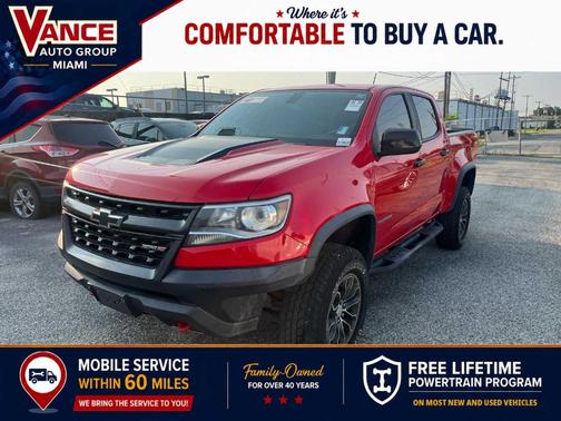 Red 2019 Chevrolet Colorado ZR2