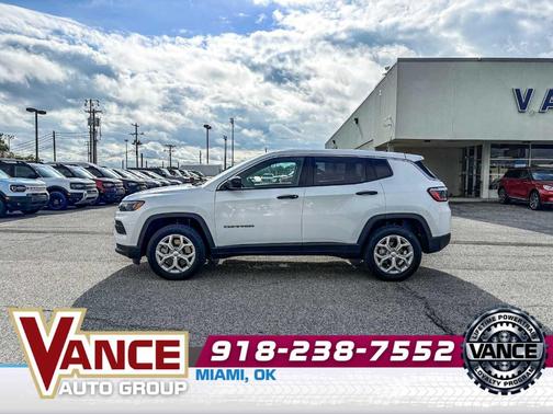 Bright White Clearcoat 2024 Jeep Compass Sport