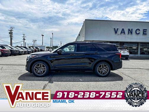 Agate Black Metallic 2026 Ford Explorer ST