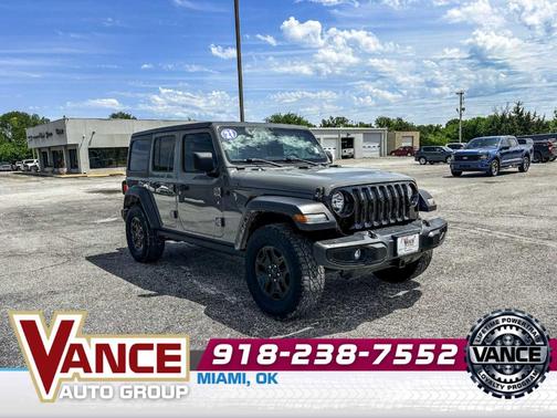 Sting Gray Clearcoat 2021 Jeep Wrangler Unlimited Sport