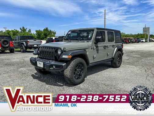Sting Gray Clearcoat 2021 Jeep Wrangler Unlimited Sport