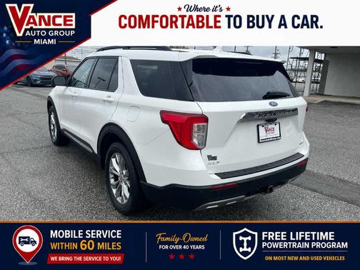 Star White 2020 Ford Explorer XLT