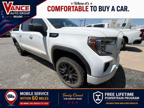 Summit White 2020 GMC Sierra 1500 Elevation