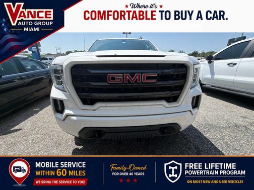 Summit White 2020 GMC Sierra 1500 Elevation