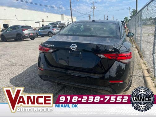 Black 2023 Nissan Sentra SV