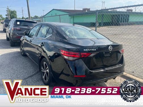 Black 2023 Nissan Sentra SV