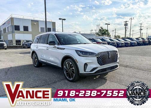 Pristine White 2026 Lincoln Aviator Reserve AWD