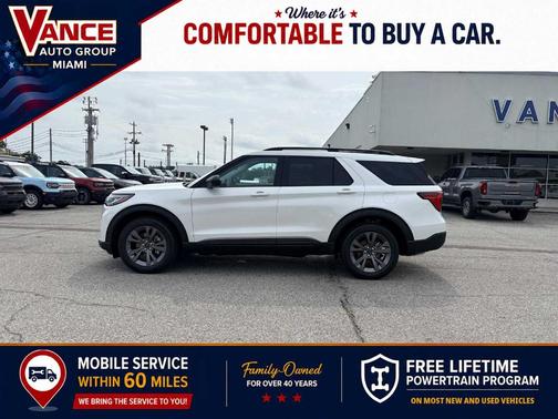 Star White 2026 Ford Explorer Active