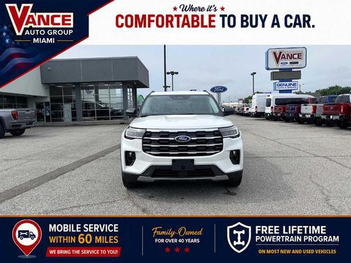 Star White 2026 Ford Explorer Active