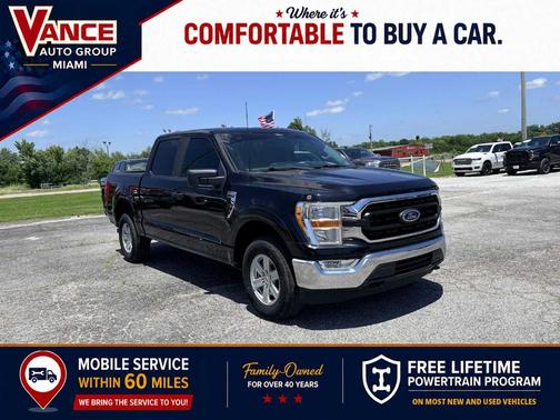 Agate Black 2022 Ford F-150 XLT