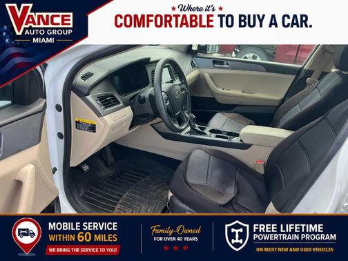 Quartz White Pearl 2017 Hyundai SONATA SE