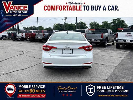 Quartz White Pearl 2017 Hyundai SONATA SE