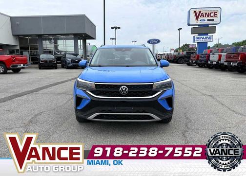 Cornflower Blue 2023 Volkswagen Taos 1.5T SE