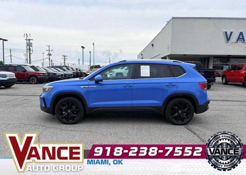 Cornflower Blue 2023 Volkswagen Taos 1.5T SE