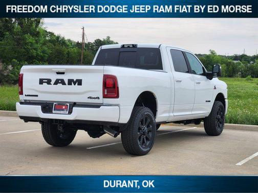 Bright White Clearcoat 2026 RAM 2500 Laramie Crew Cab 4x4 6'4' Box