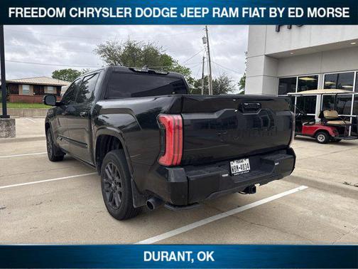 Midnight Black Metallic 2025 Toyota Tundra Platinum