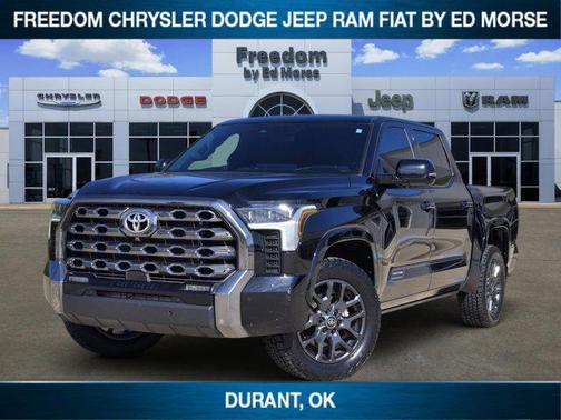 Midnight Black Metallic 2025 Toyota Tundra Platinum