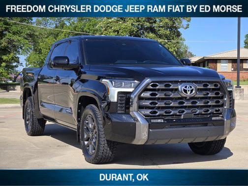 Midnight Black Metallic 2025 Toyota Tundra Platinum