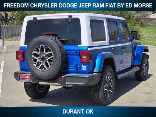 Hydro Blue Pearlcoat 2026 Jeep Wrangler 4-Door Sahara 4x4