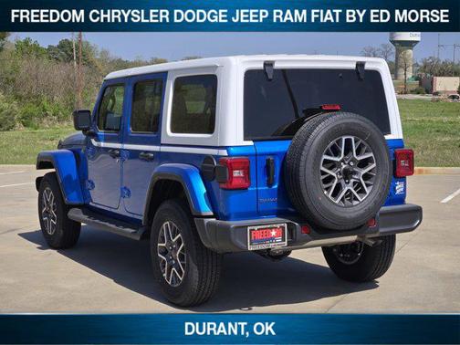 Hydro Blue Pearlcoat 2026 Jeep Wrangler 4-Door Sahara 4x4
