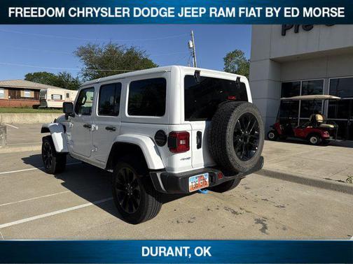 Bright White Clearcoat 2024 Jeep Wrangler 4xe Sahara