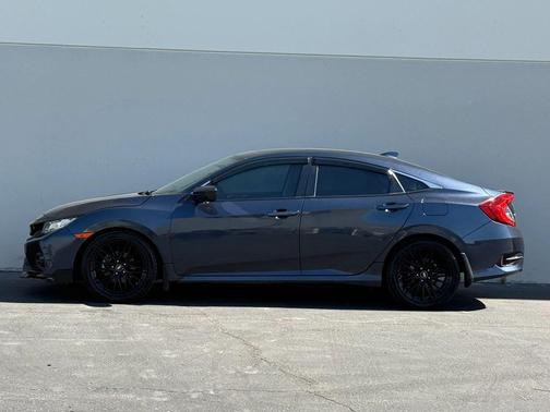Blue 2017 Honda Civic EX