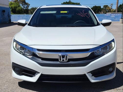 White 2017 Honda Civic EX-T