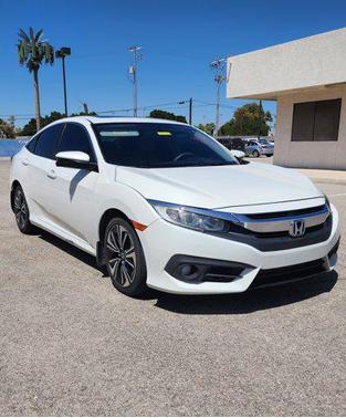 White 2017 Honda Civic EX-T