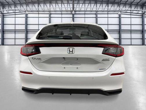 Platinum White Pearl 2026 Honda Civic Hybrid Sport Touring