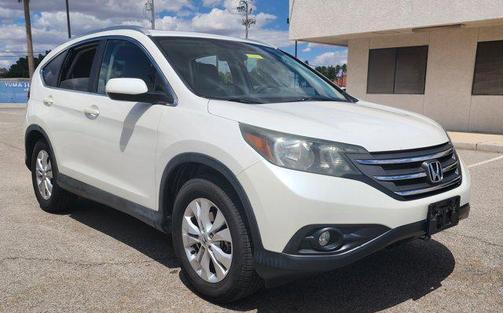 White Diamond Pearl 2013 Honda CR-V EX-L
